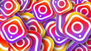 Alt text: O segredo por trás dos posts de Instagram que vendem por você - Vários ícones do Instagram sobrepostos